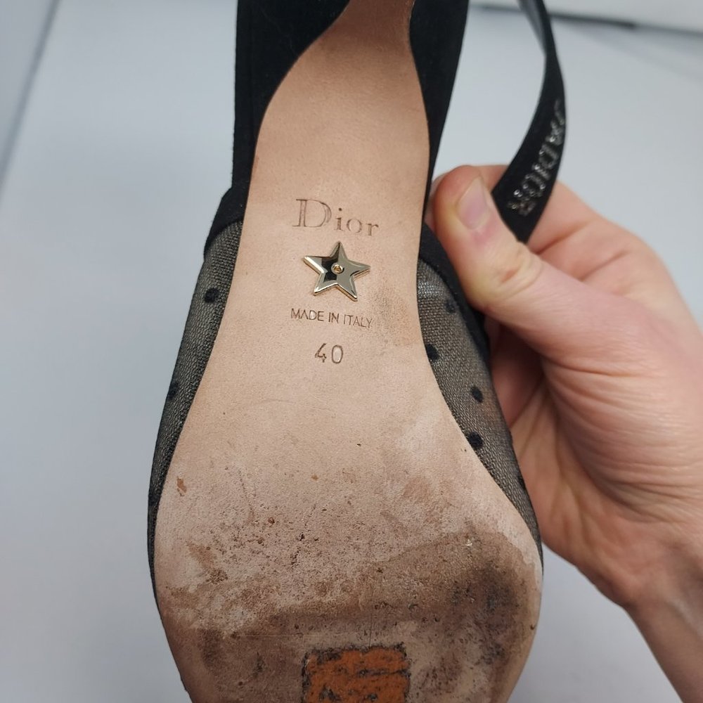 Christian Dior J’Adior Slingback Mid-Heel Pump - Picture 5 of 13